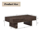 Roundhill Furniture Athens Modern Accent Coffee Table