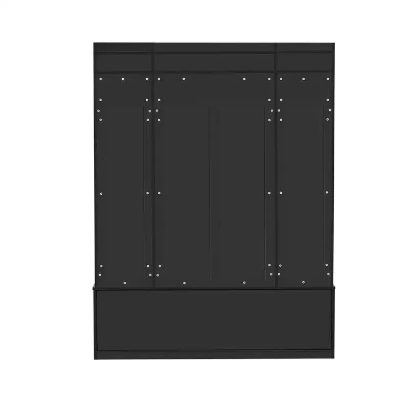 Entryway Hall Tree With Shoe Bench, Entryway Bench with Coat Rack, 58.8'' Wide Coat Rack Storage Shelf for Small Spaces Living Room Hallway