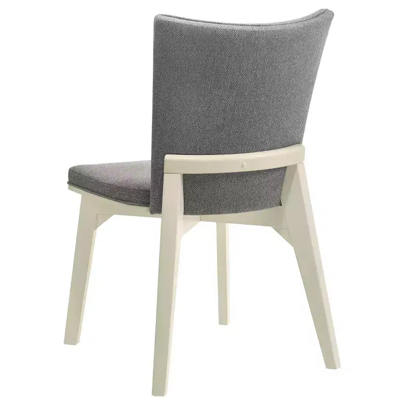 GDFStudio Astrid Upholstered Fabric and Wood Dining Chairs (Set of 2)
