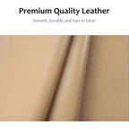 Manual PU Leather Recliner Chair - 26.8 Ergonomic Design with Cup Holders & Storage, for Home Theater, Living Room