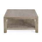 Christopher Knight Home Cletes Indoor Modern Double Layers Design Square Coffee Table