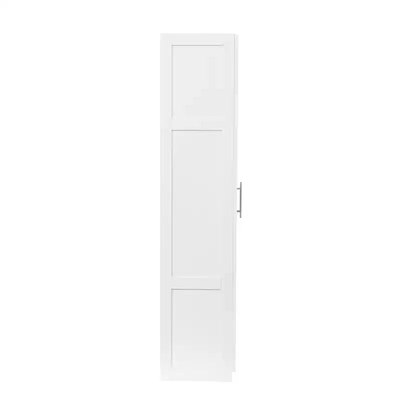 Tall Wardrobe Closet2 Doors, Contemporary Storage Cabinet with Shelves, Freestanding Wardrobe Closet & Cabinet for Bedroom