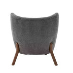 Christopher Knight Home Aurora Accent Chair with Curved Back and Birch Wood Legs