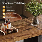Lantine 70.9 Extra Long Bar Table, Industrial Counter Height Table, Rectangular Bar Height Tables for Kitchen, Dining Room, Pub