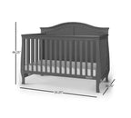 Child Craft Camden Crib and Dresser Nursery Set, 2-Piece, Includes 4-in-1 Convertible Crib and 3 Drawer Dresser