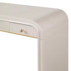 GDFStudio Amelia Vintage Wood Vanity Desk with Flip Mirror and 2 Drawers