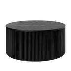Helena Modern 35.4 Round Coffee Table with Storage|HULALA HOME