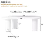 GDFStudio Jackson Cloud Coffee Table with Sturdy Legs