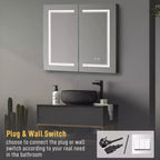 Karl Home Bathroom Wall Cabinet with Mirror