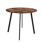 Karl Home 36''Modern Round Dining Table with Sturdy Metal Legs for Small Space Kitchen Table