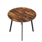 Karl Home 36''Modern Round Dining Table with Sturdy Metal Legs for Small Space Kitchen Table