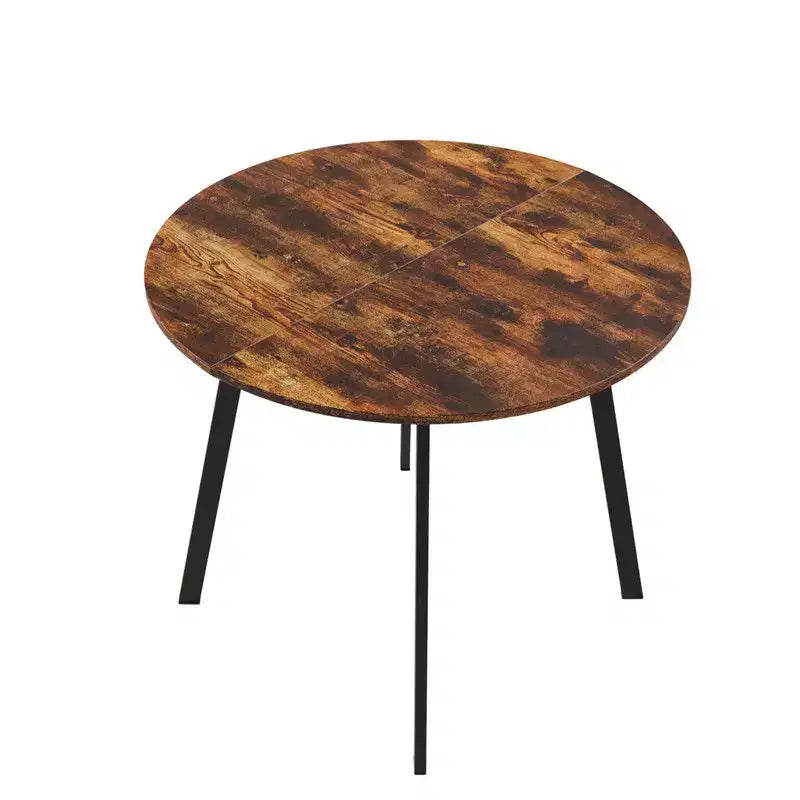 Karl Home 36''Modern Round Dining Table with Sturdy Metal Legs for Small Space Kitchen Table
