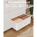 16-Drawer Clothes Rack with 2 Shelves, Tall Freestanding Closet Organizer, Heavy Duty Wardrobe Garment Rack for Bedroom Storage & Organization