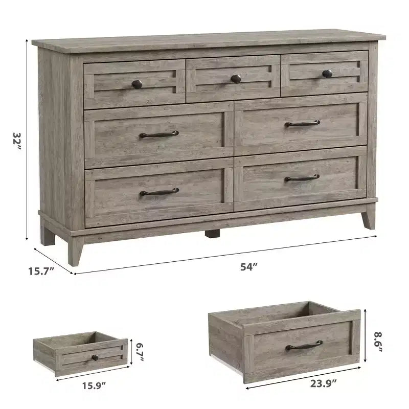 7 Dresser for Bedroom, Freestanding Closet Organizer, for Living Room, Bedroom