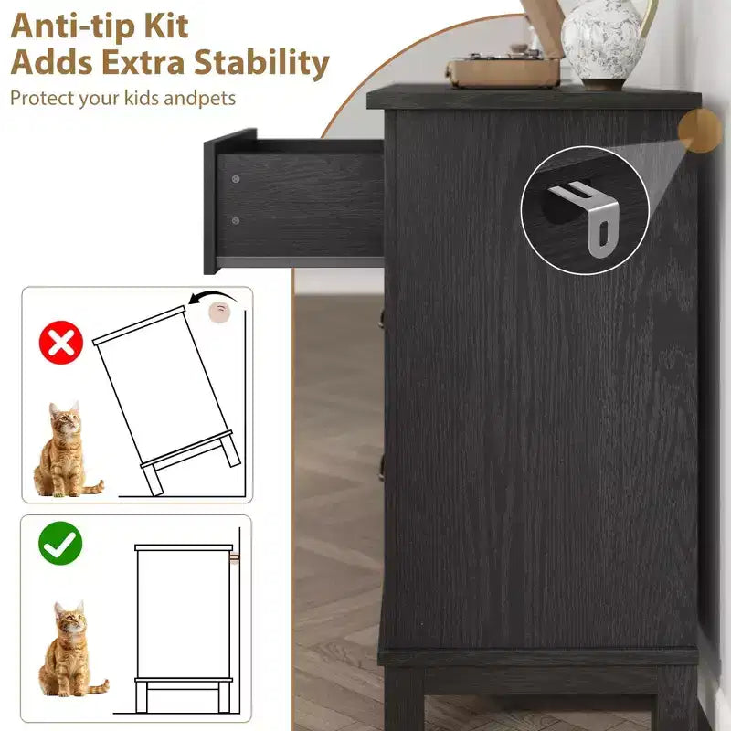 7 Dresser for Bedroom, Freestanding Closet Organizer, for Living Room, Bedroom