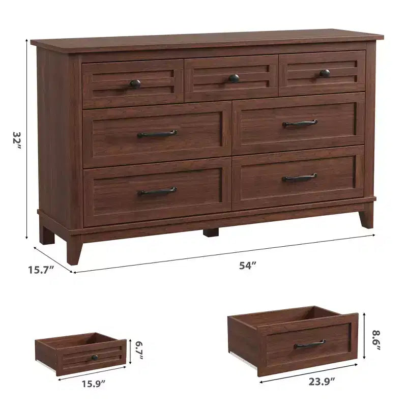 7 Dresser for Bedroom, Freestanding Closet Organizer, for Living Room, Bedroom