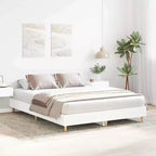 vidaXL Bed Frame 2 pcs 59.84 x 79.92 in Engineered Wood