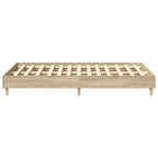 vidaXL Bed Frame 2 pcs 59.84 x 79.92 in Engineered Wood