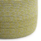 Brodie Round Braided Pouf - WyndenHall