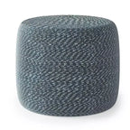 Brodie Round Braided Pouf - WyndenHall