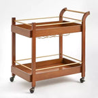 Buylateral Butler Bar Cart with Locking Casters