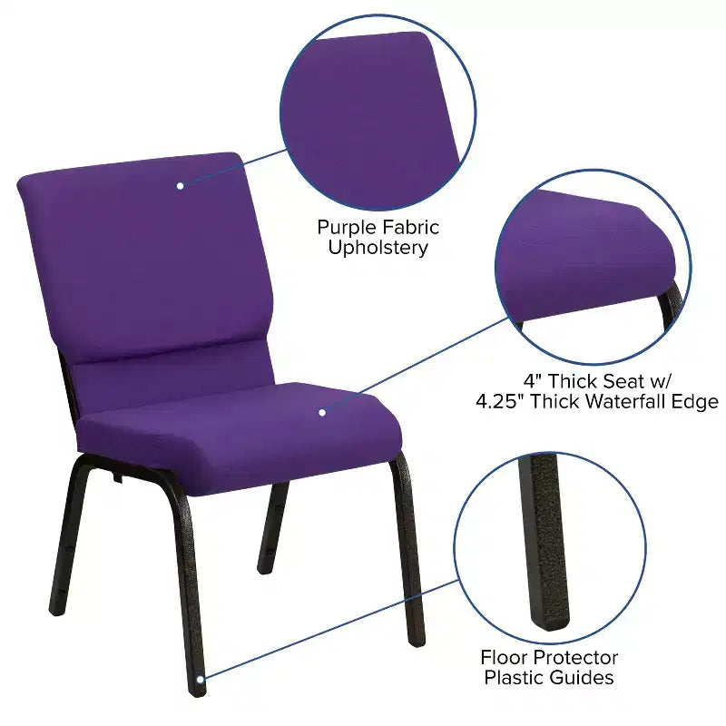 Emma and Oliver Stacking Auditorium Chair with 19 Seat