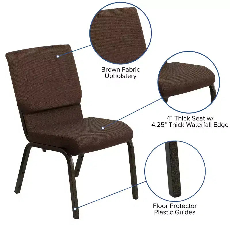 Emma and Oliver Stacking Auditorium Chair with 19 Seat
